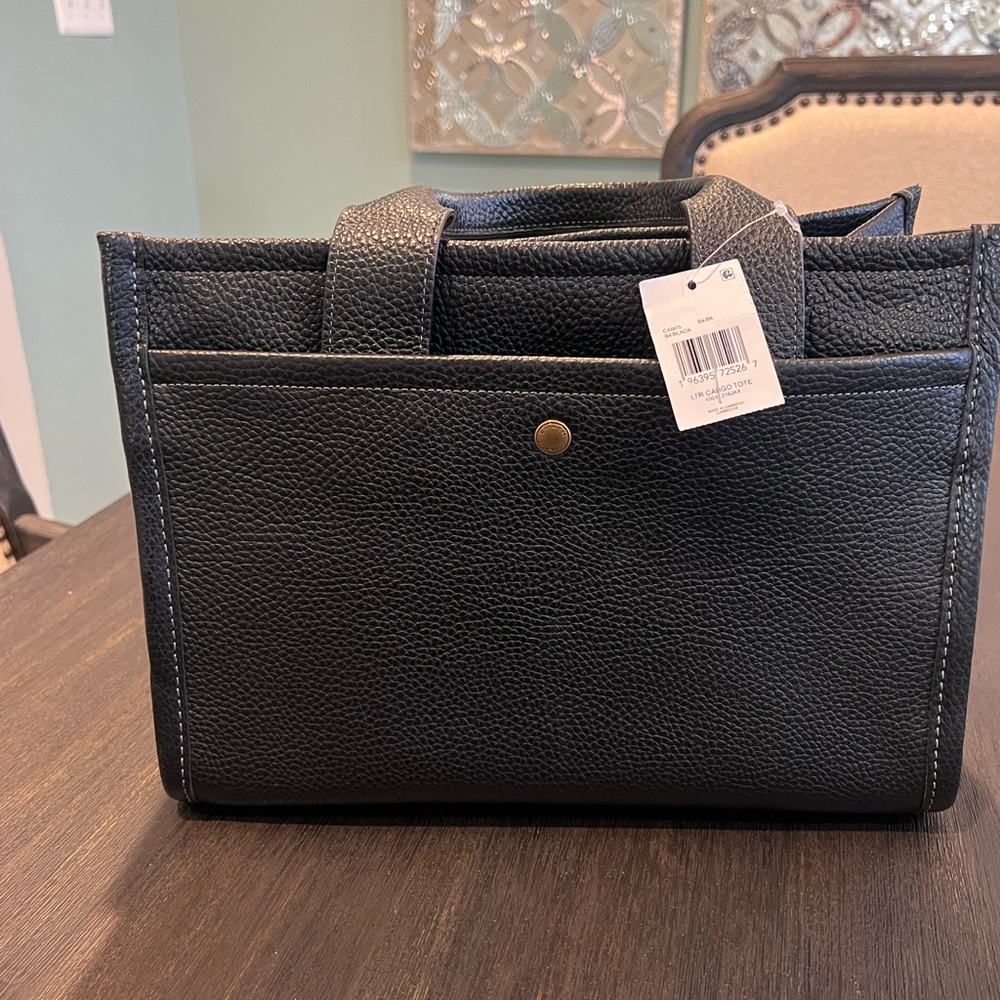 NWT Coach Cargo Leather Tote - Picture 5 of 10